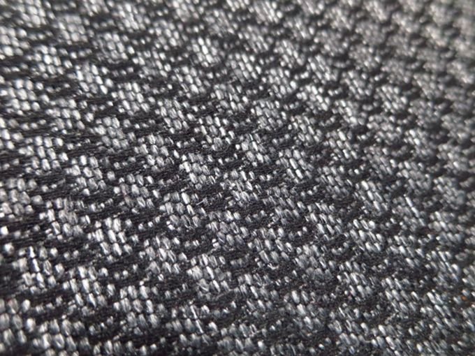 Sofa Fabric Upholstery Curtain Manufacturer Plaid Plaid Jacquard Office Furniture Fabric Polyester Knitted Linen Look Online