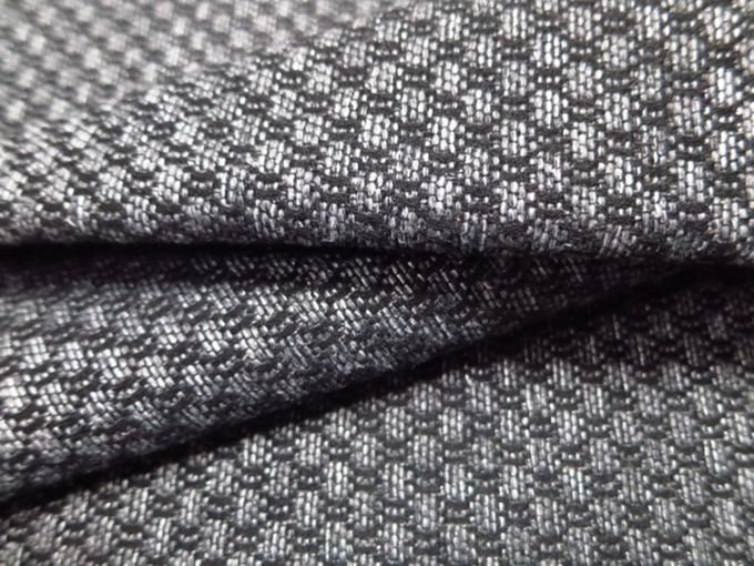 Sofa Fabric Upholstery Curtain Manufacturer Plaid Plaid Jacquard Office Furniture Fabric Polyester Knitted Linen Look Online